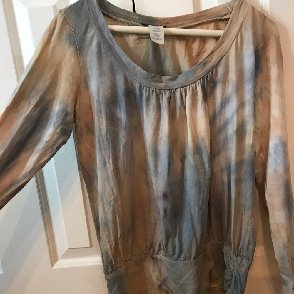 Custom Tie dye long sleeve flowy